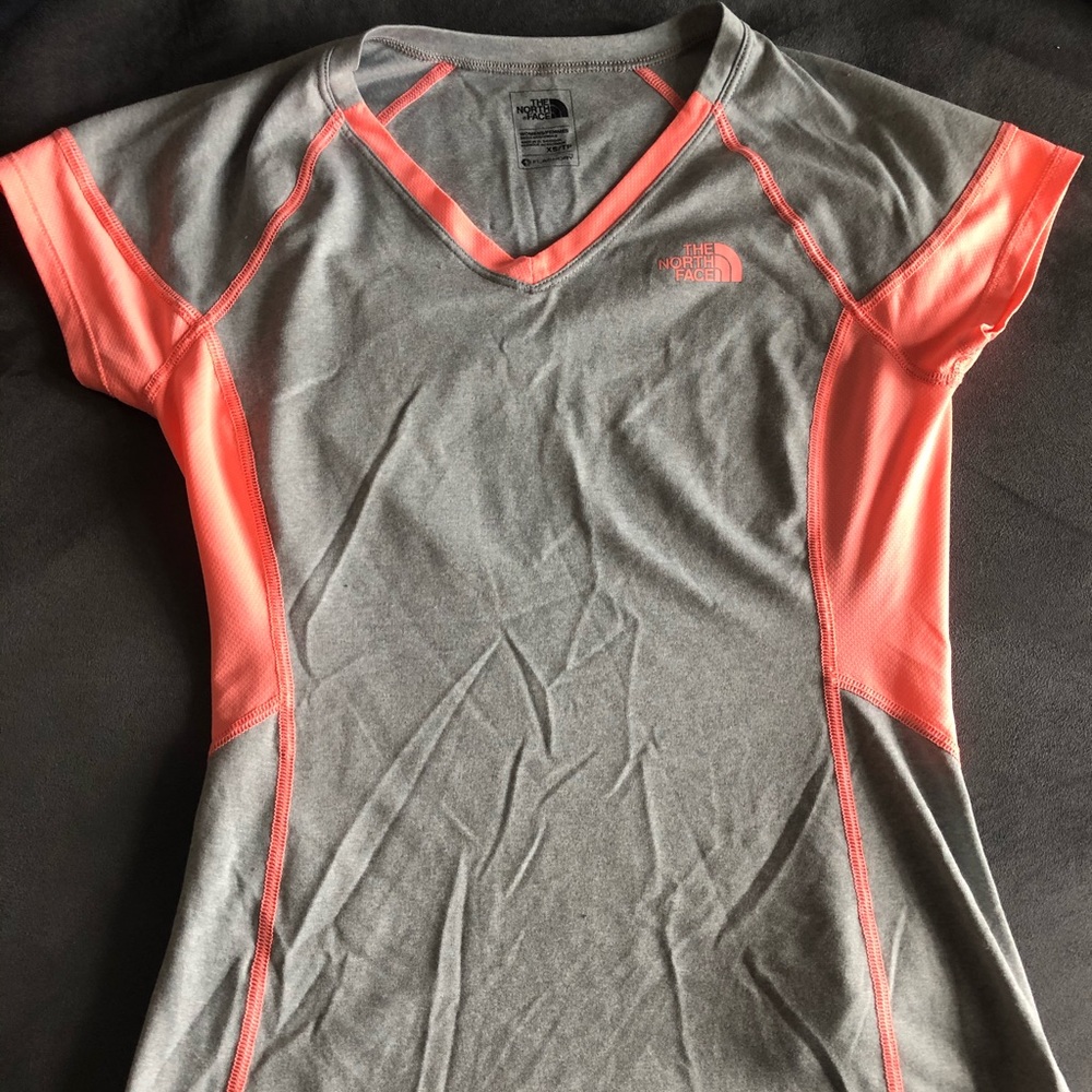 North Face V-neck shirt